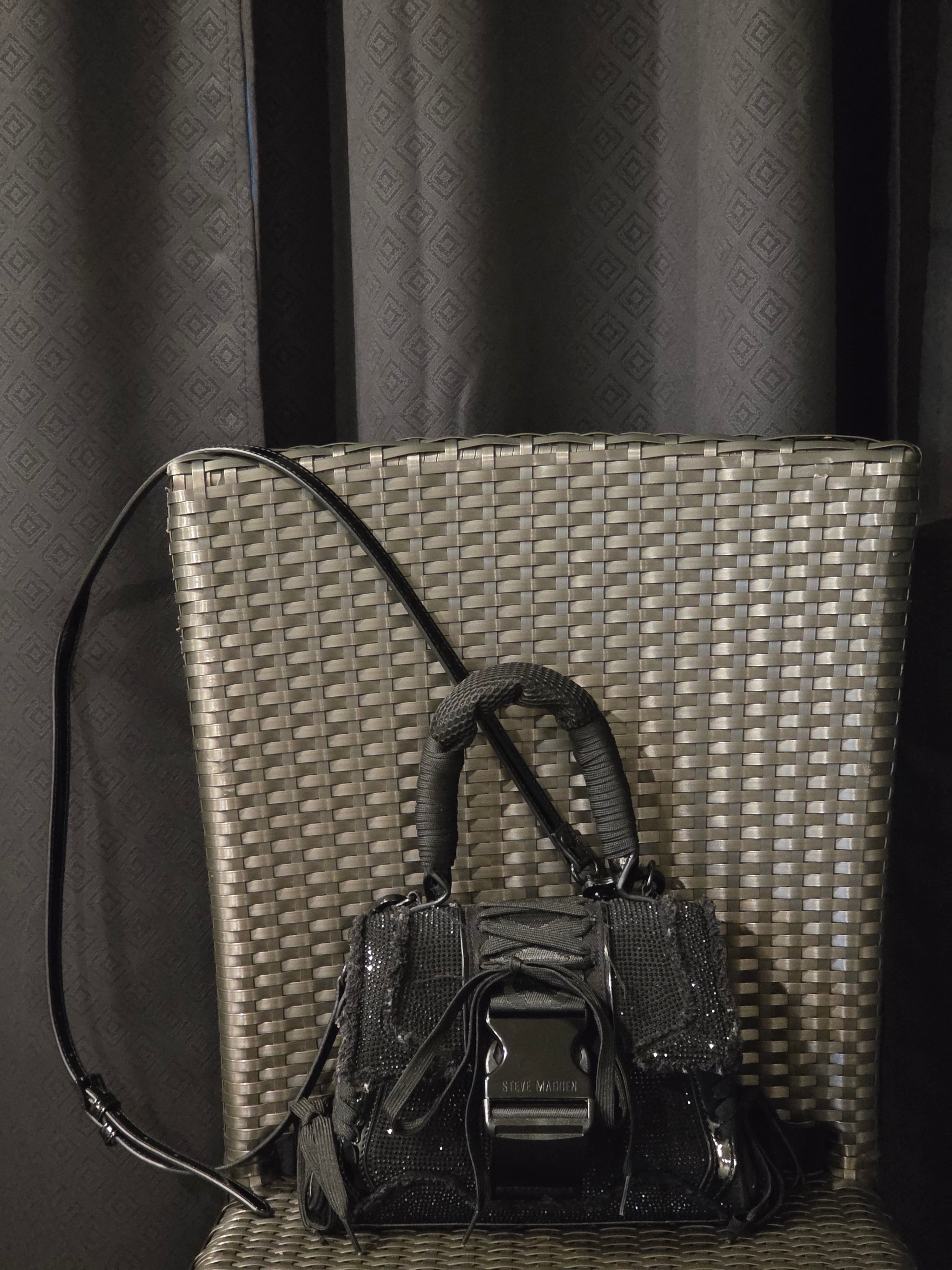 Steve Madden Black Diego Handbag